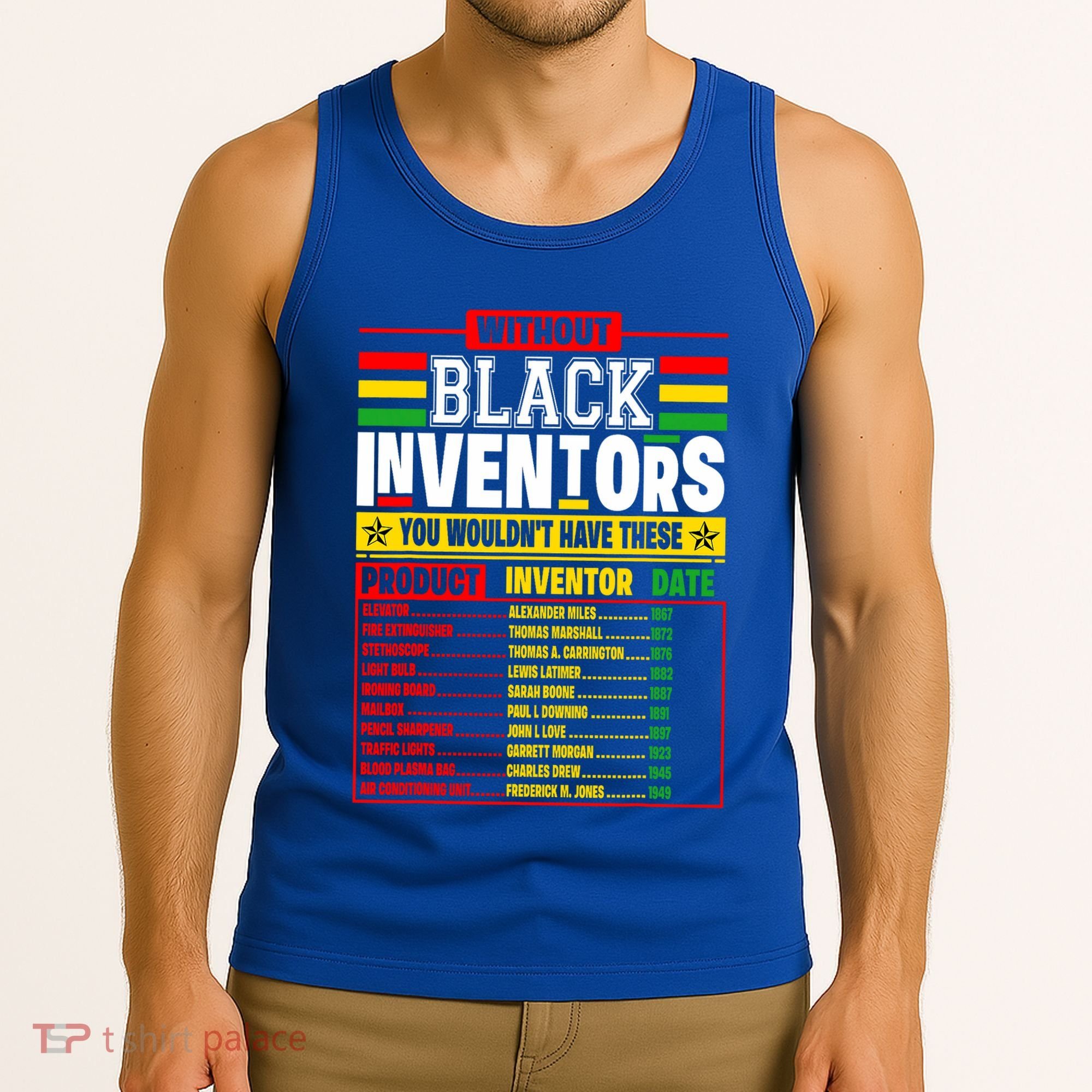 History Of Forgotten Black Inventors Black History Month Tank Top