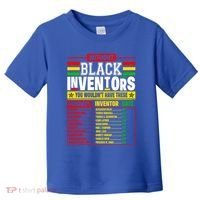 History Of Forgotten Black Inventors Black History Month Toddler T-Shirt thumb 0