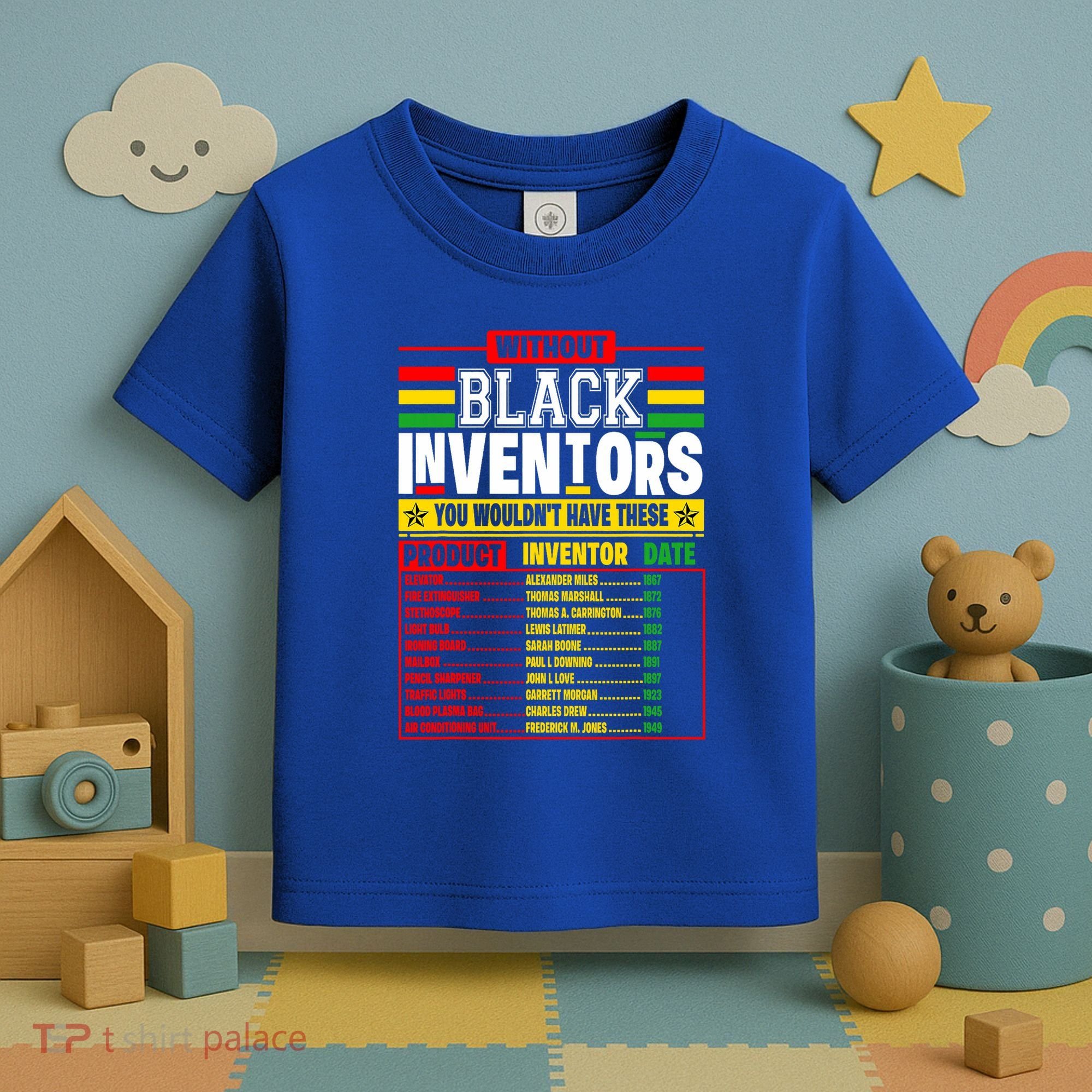 History Of Forgotten Black Inventors Black History Month Toddler T-Shirt
