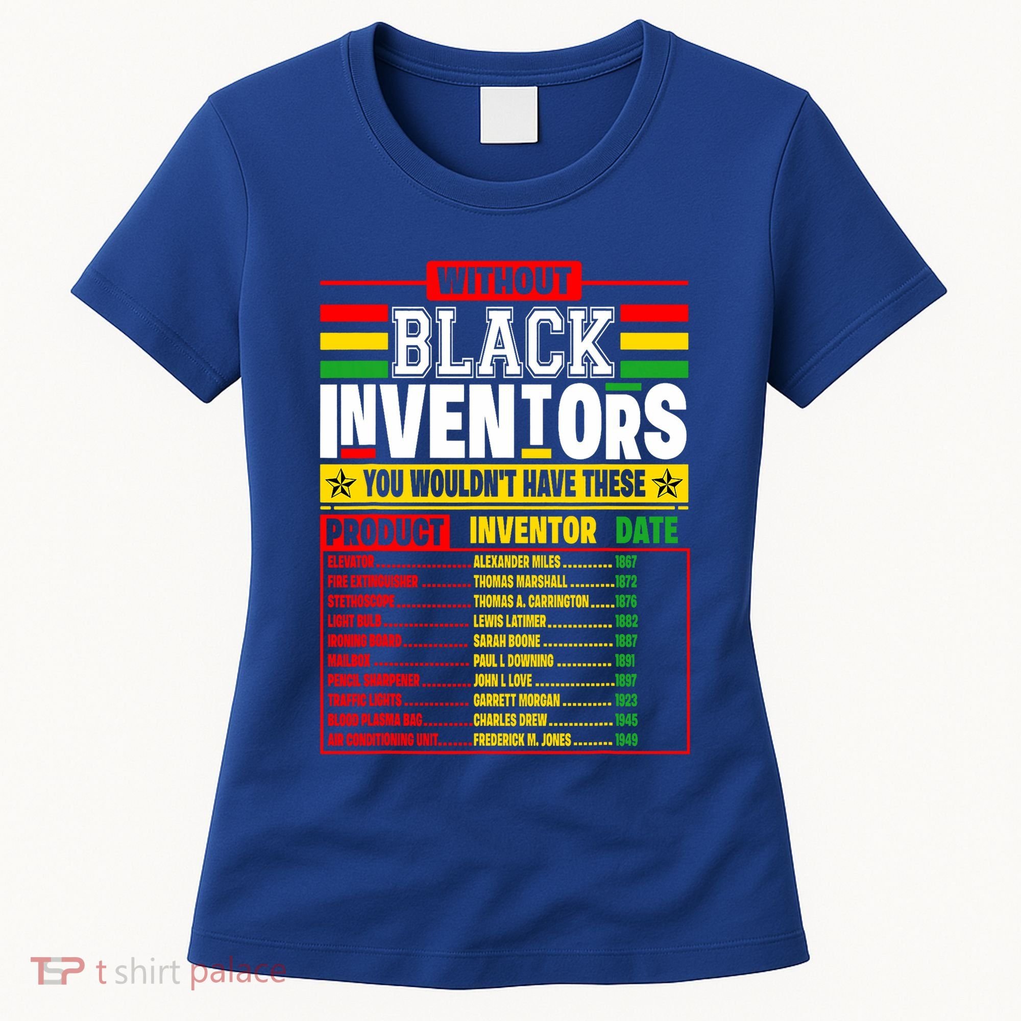 History Of Forgotten Black Inventors Black History Month Women's T-Shirt