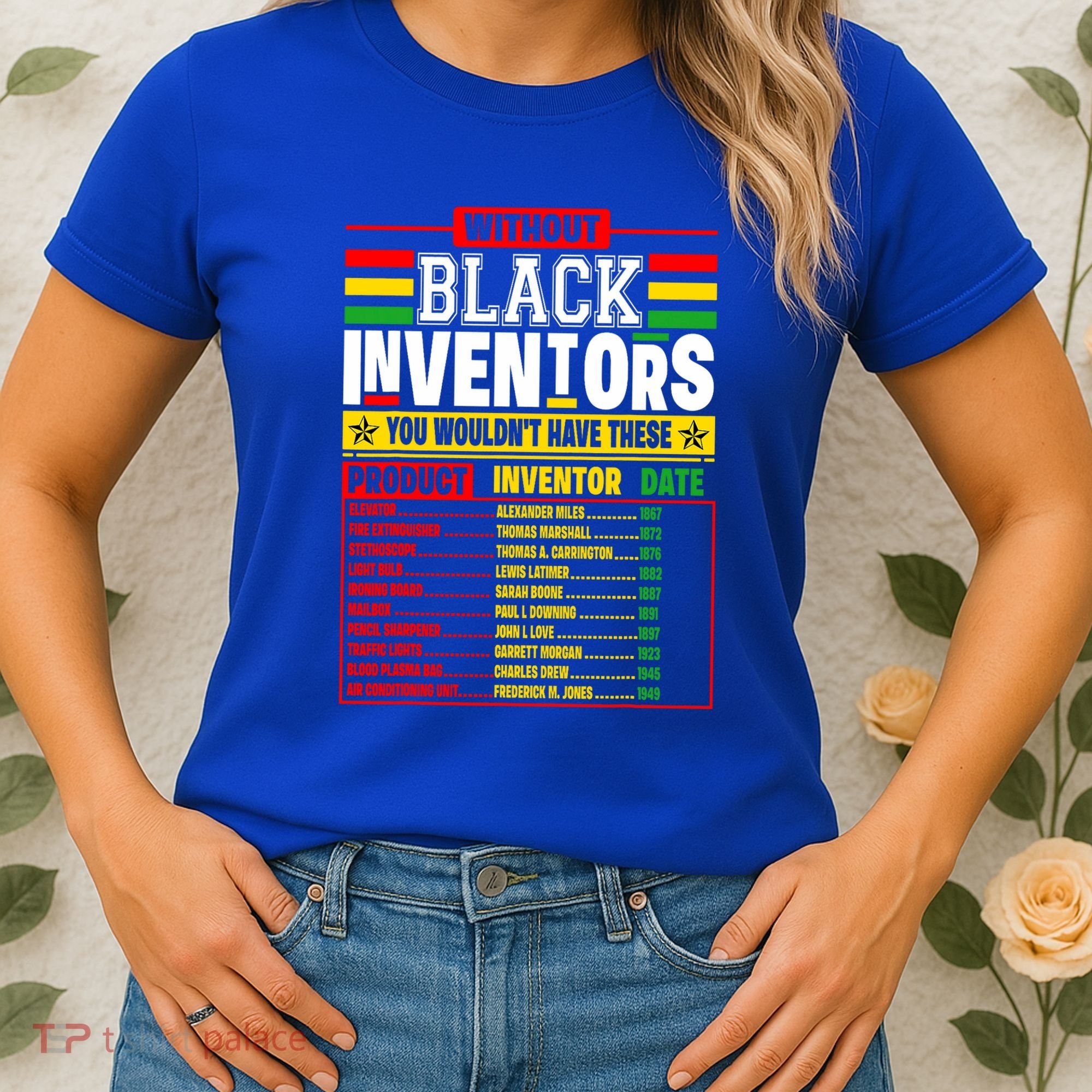 History Of Forgotten Black Inventors Black History Month Women's T-Shirt