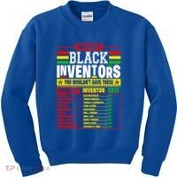 History Of Forgotten Black Inventors Black History Month Kids Sweatshirt thumb 0