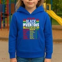 History Of Forgotten Black Inventors Black History Month Kids Hoodie thumb 3