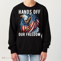 Hands Off Freedom Flag Protest Resist Hands Off My Women's Sweatshirt thumb 0