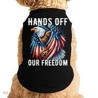 Hands Off Freedom Flag Protest Resist Hands Off My Doggie Tank thumb 0