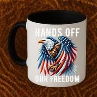 Hands Off Freedom Flag Protest Resist Hands Off My Coffee Mug thumb 2