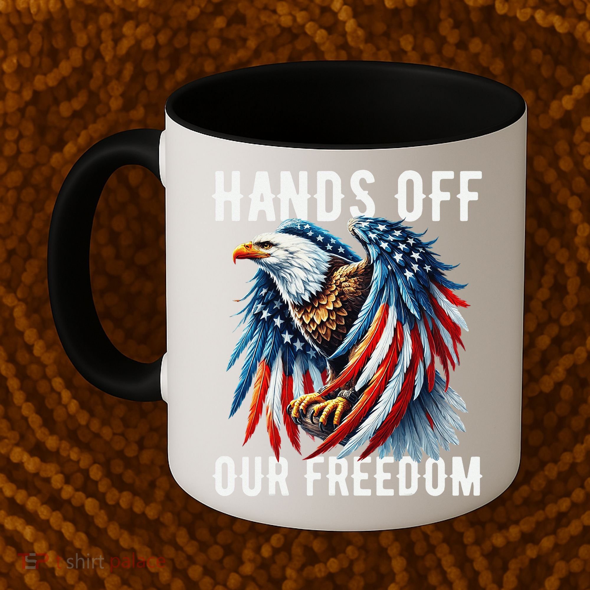 Hands Off Freedom Flag Protest Resist Hands Off My Coffee Mug
