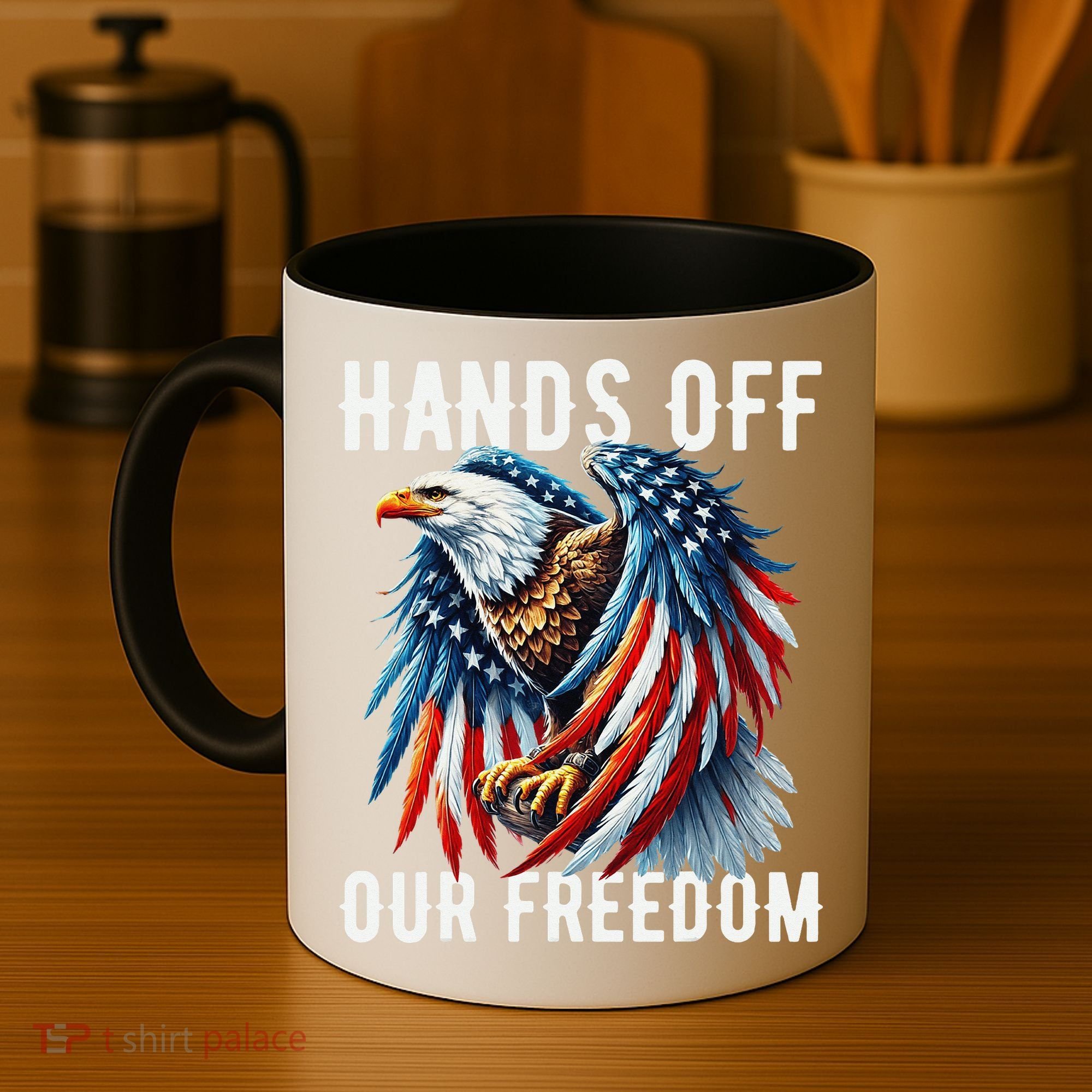 Hands Off Freedom Flag Protest Resist Hands Off My Coffee Mug