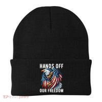 Hands Off Freedom Flag Protest Resist Hands Off My Beanie thumb 0