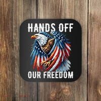 Hands Off Freedom Flag Protest Resist Hands Off My Coaster thumb 0