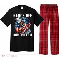 Hands Off Freedom Flag Protest Resist Hands Off My Pajama Set thumb 0