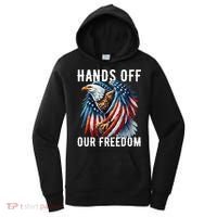Hands Off Freedom Flag Protest Resist Hands Off My Women's Hoodie thumb 0