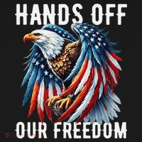 Hands Off Freedom Flag Protest Resist Hands Off My Women's Hoodie thumb 2