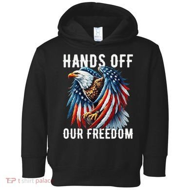 Hands Off Freedom Flag Protest Resist Hands Off My Toddler Hoodie