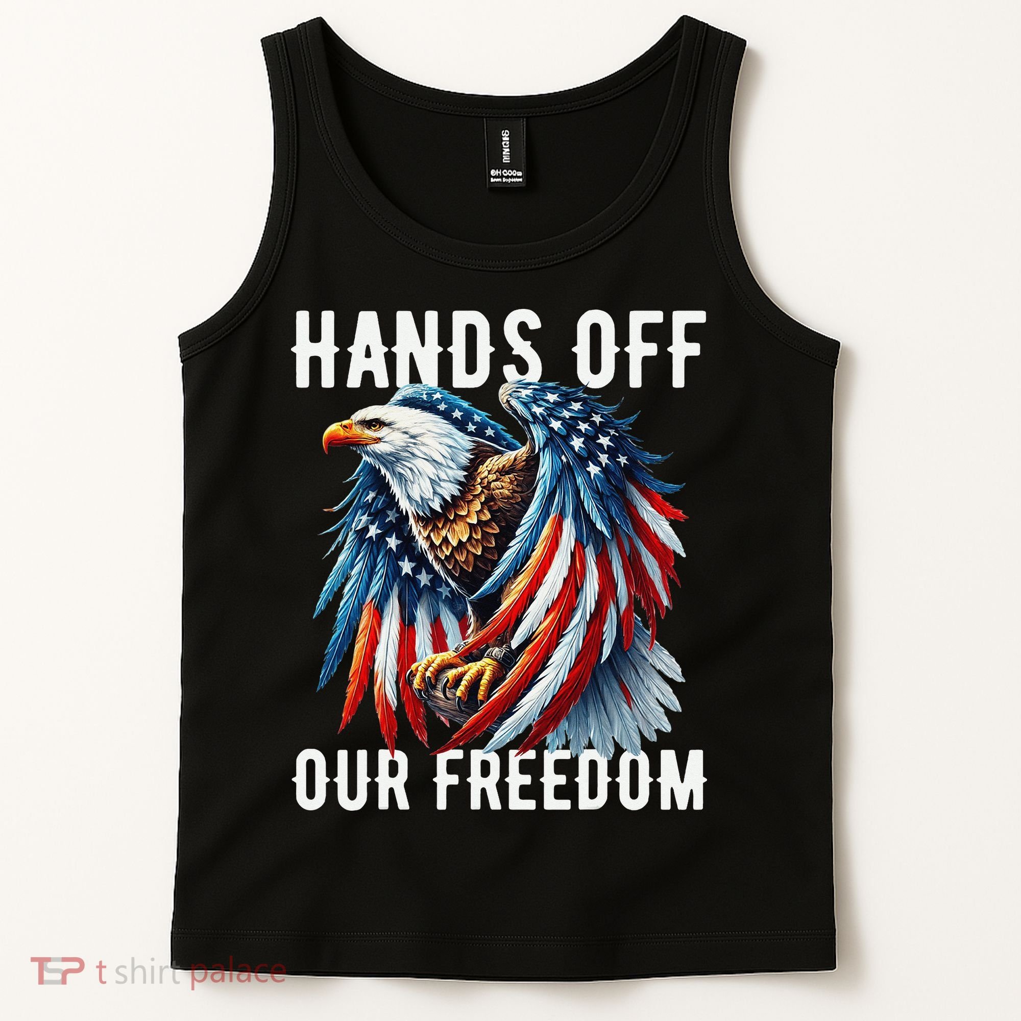 Hands Off Freedom Flag Protest Resist Hands Off My Tank Top