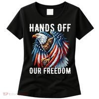 Hands Off Freedom Flag Protest Resist Hands Off My Women's T-Shirt thumb 0