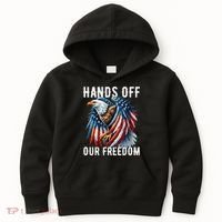 Hands Off Freedom Flag Protest Resist Hands Off My Kids Hoodie thumb 0