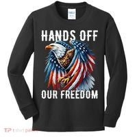 Hands Off Freedom Flag Protest Resist Hands Off My Kids Long Sleeve Shirt thumb 0