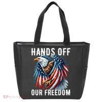 Hands Off Freedom Flag Protest Resist Hands Off My Tote Bag thumb 0