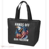 Hands Off Freedom Flag Protest Resist Hands Off My Tote Bag thumb 3