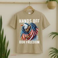 Hands Off Freedom Flag Protest Resist Hands Off My T-Shirt thumb 2