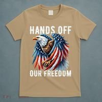 Hands Off Freedom Flag Protest Resist Hands Off My T-Shirt thumb 5