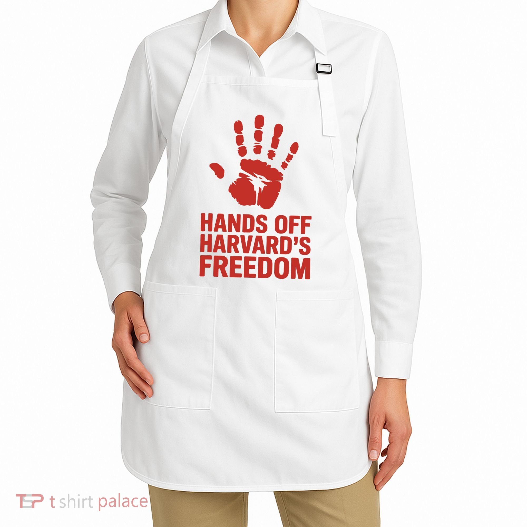 Hands Off Freedom Of Speech, Resist & Persist  Apron