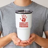 Hands Off Freedom Of Speech, Resist & Persist  Tumbler thumb 2