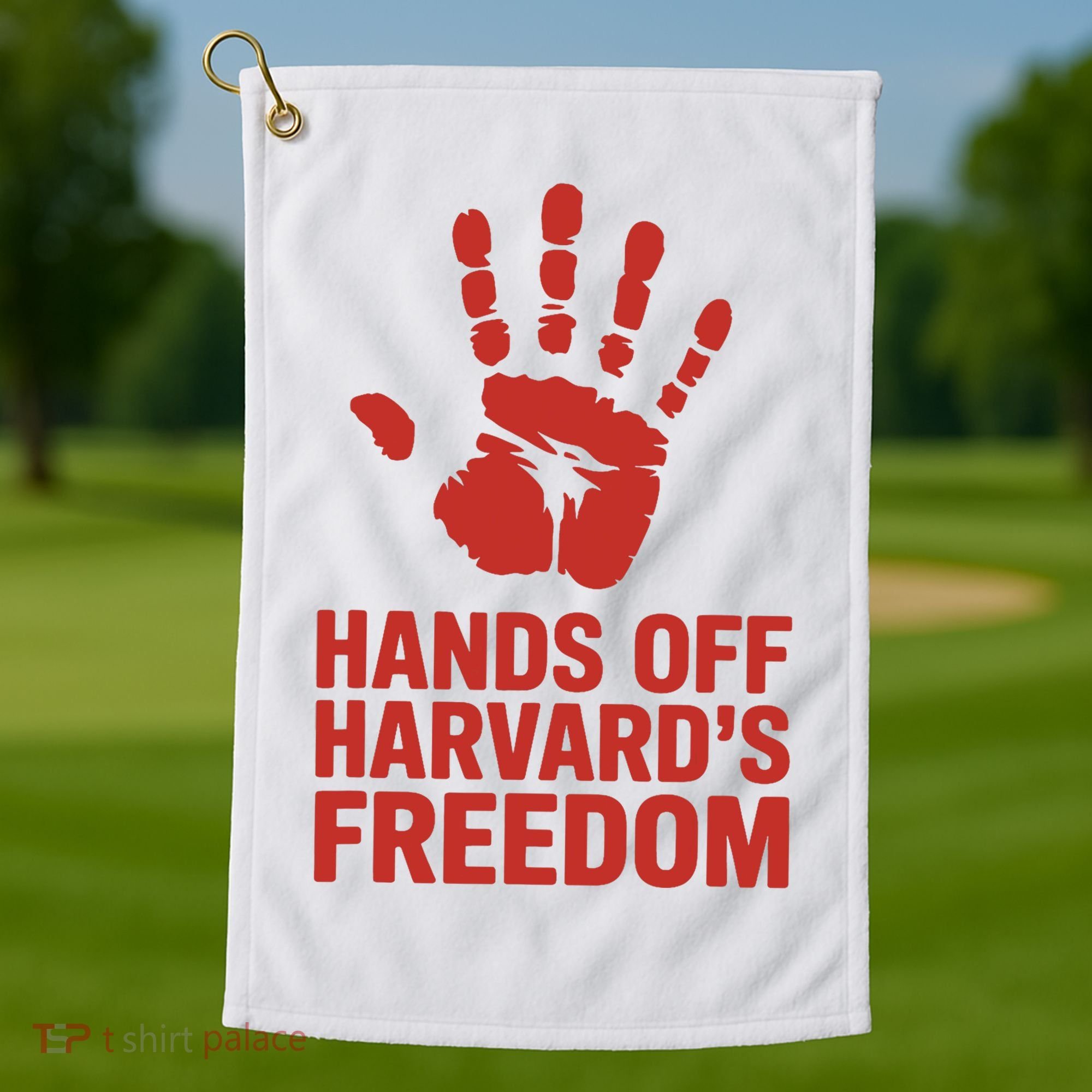 Hands Off Freedom Of Speech, Resist & Persist  Golf Towel