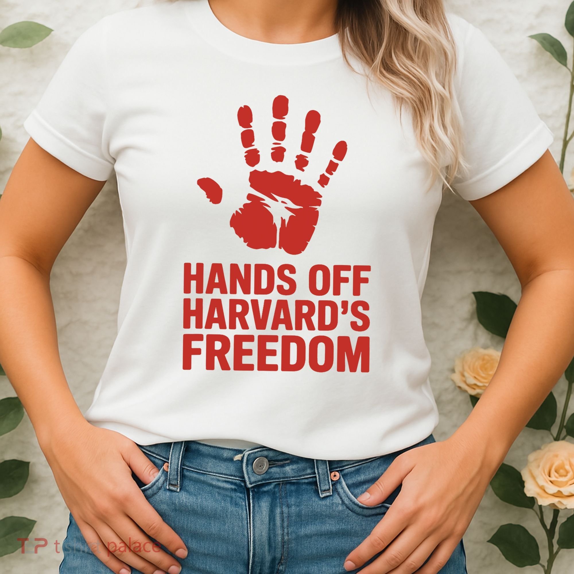 Hands Off Freedom Of Speech, Resist & Persist  Women's T-Shirt
