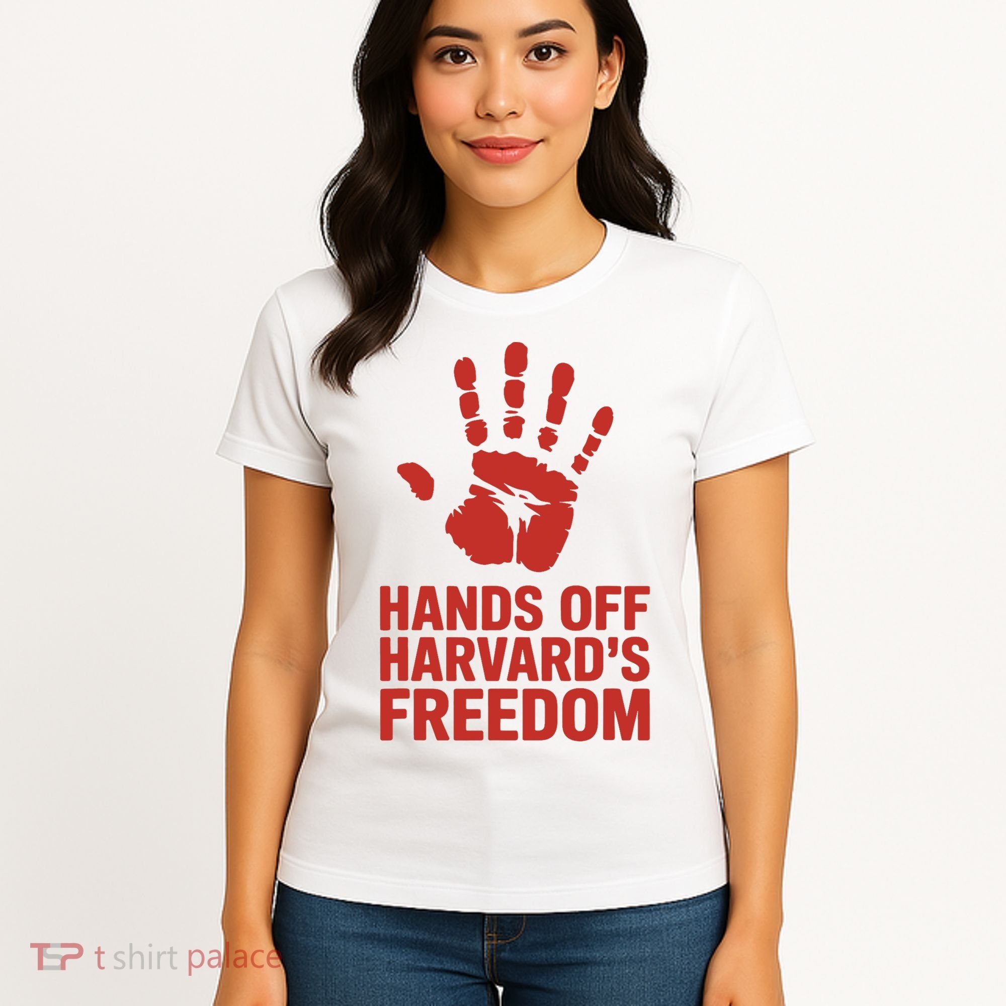 Hands Off Freedom Of Speech, Resist & Persist  Women's T-Shirt