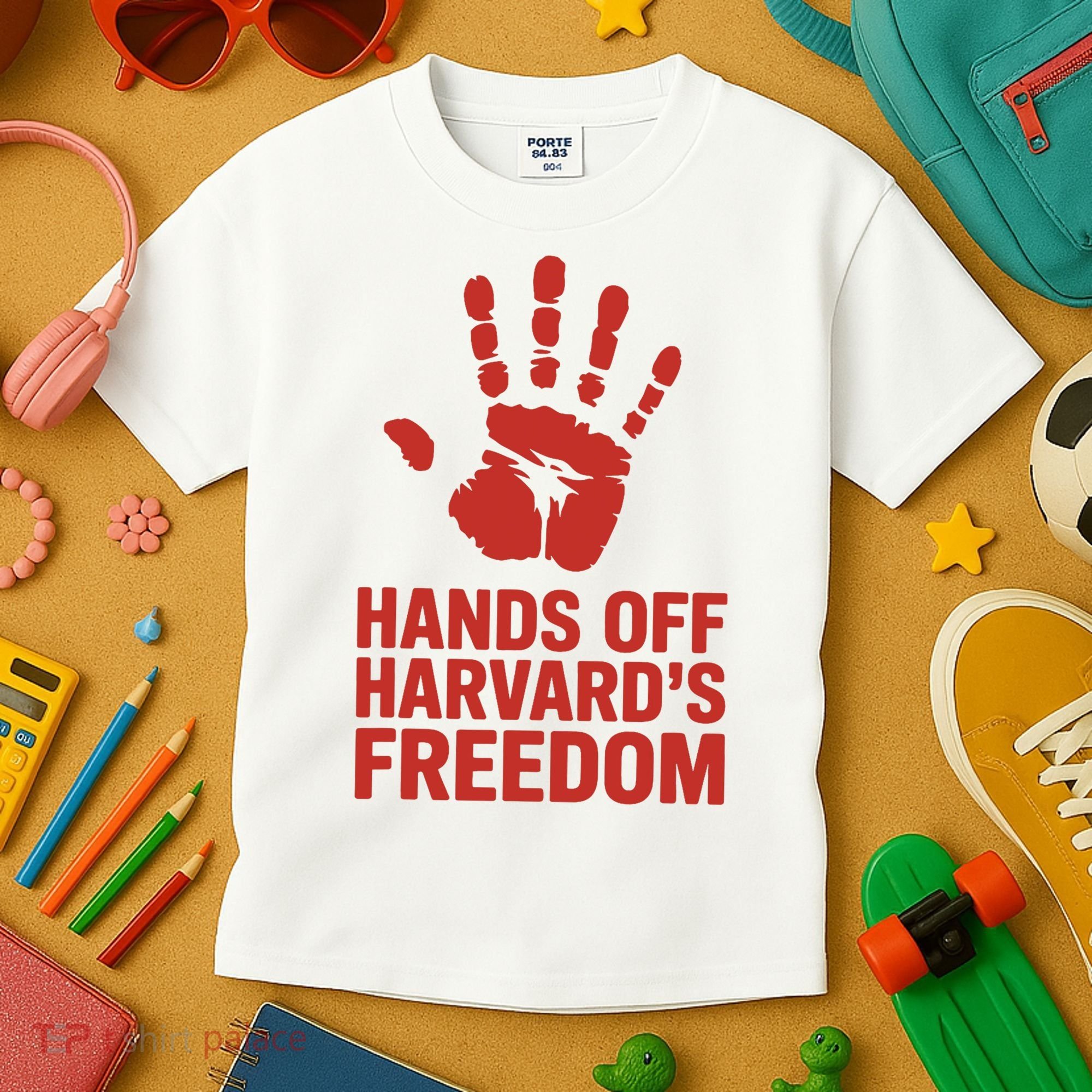 Hands Off Freedom Of Speech, Resist & Persist  Kids T-Shirt