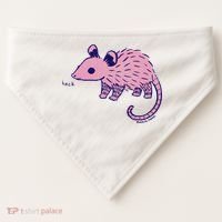 Heck Opossum Funny Animal Gift For  USA-Made Doggie Bandana thumb 0
