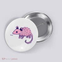 Heck Opossum Funny Animal Gift For  Button thumb 0