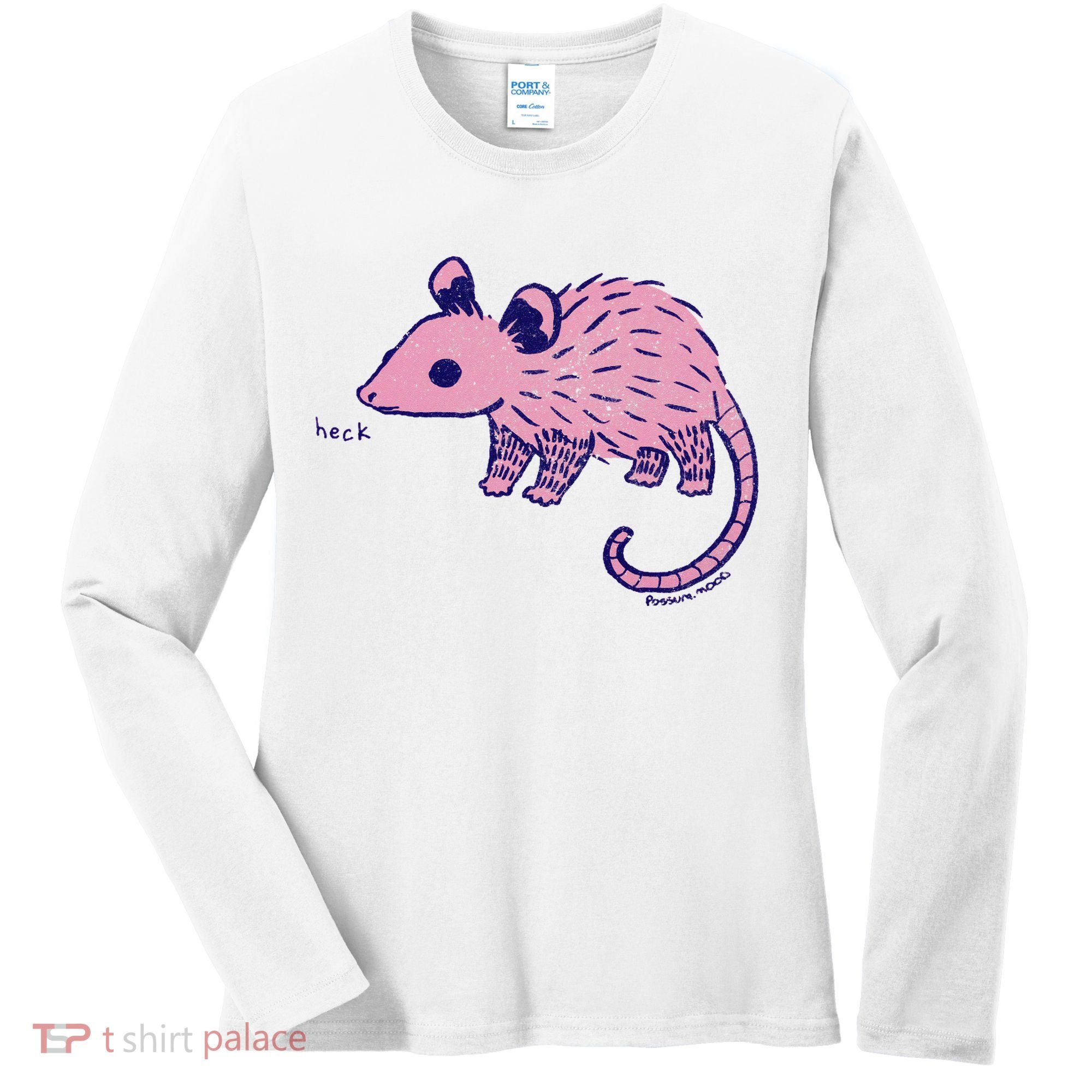 Heck Opossum Funny Animal Gift For  Women's Long Sleeve Shirt