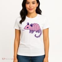 Heck Opossum Funny Animal Gift For  Women's T-Shirt thumb 4