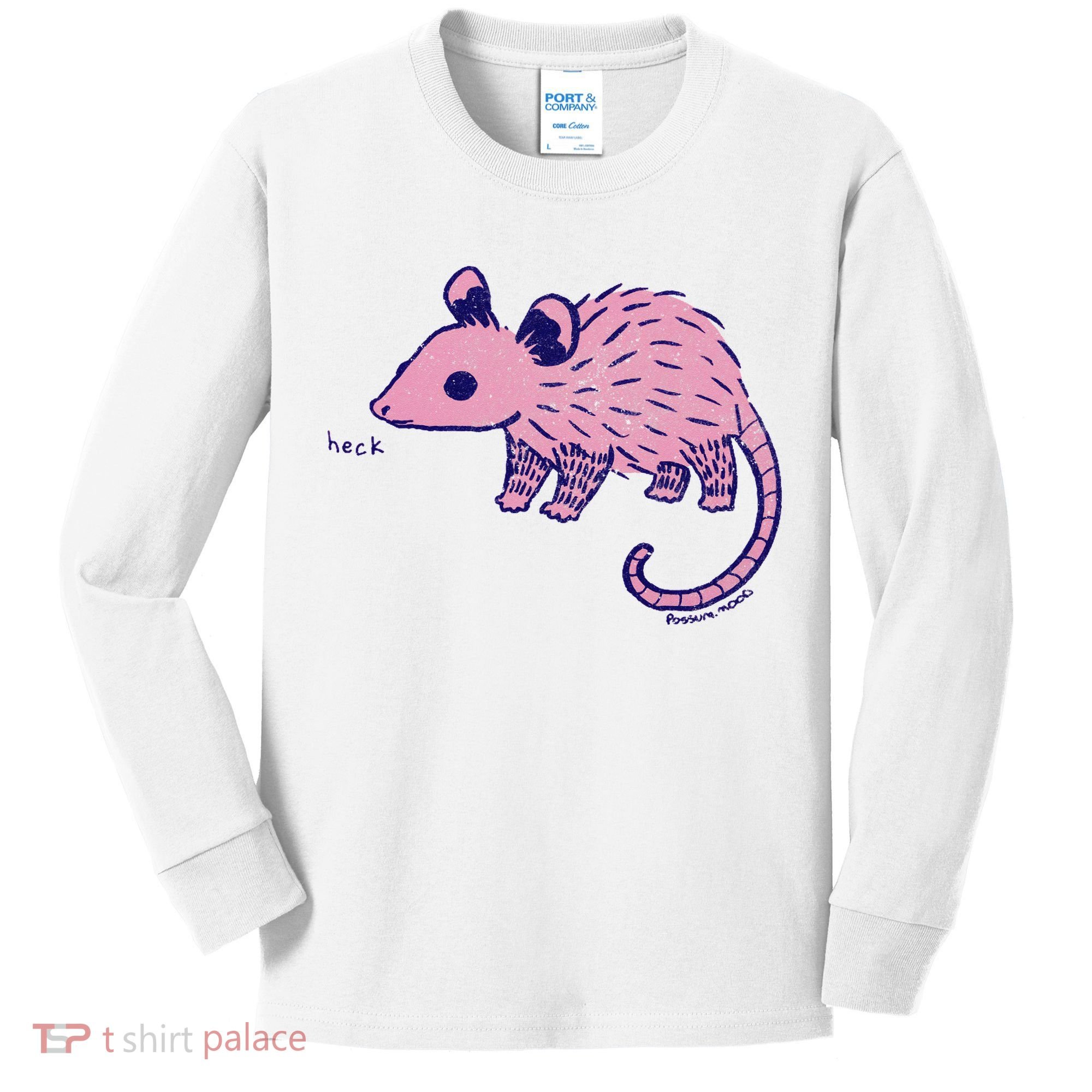 Heck Opossum Funny Animal Gift For  Kids Long Sleeve Shirt