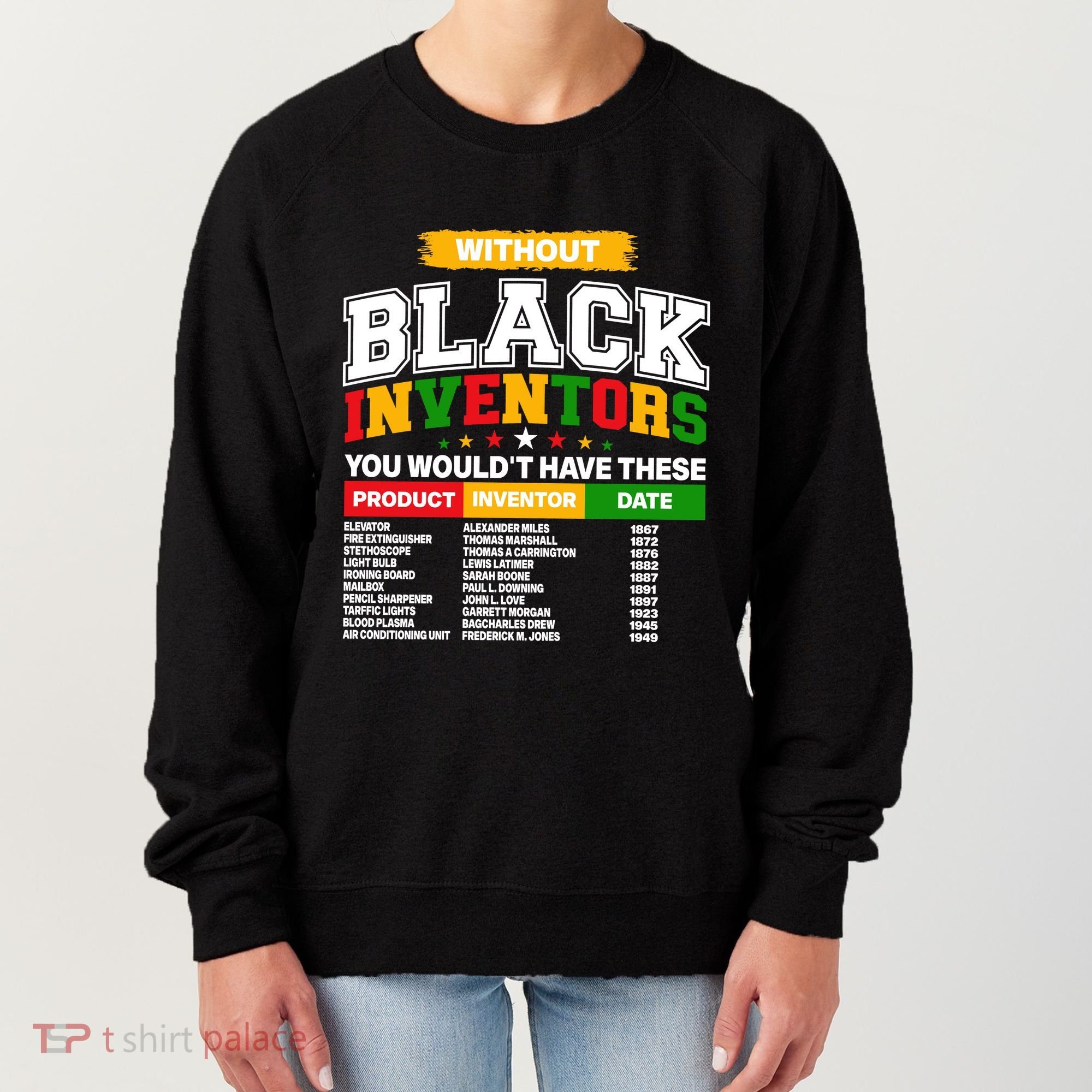 History Of Forgotten Black Inventors Women's Sweatshirt