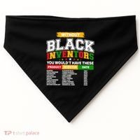 History Of Forgotten Black Inventors USA-Made Doggie Bandana thumb 0