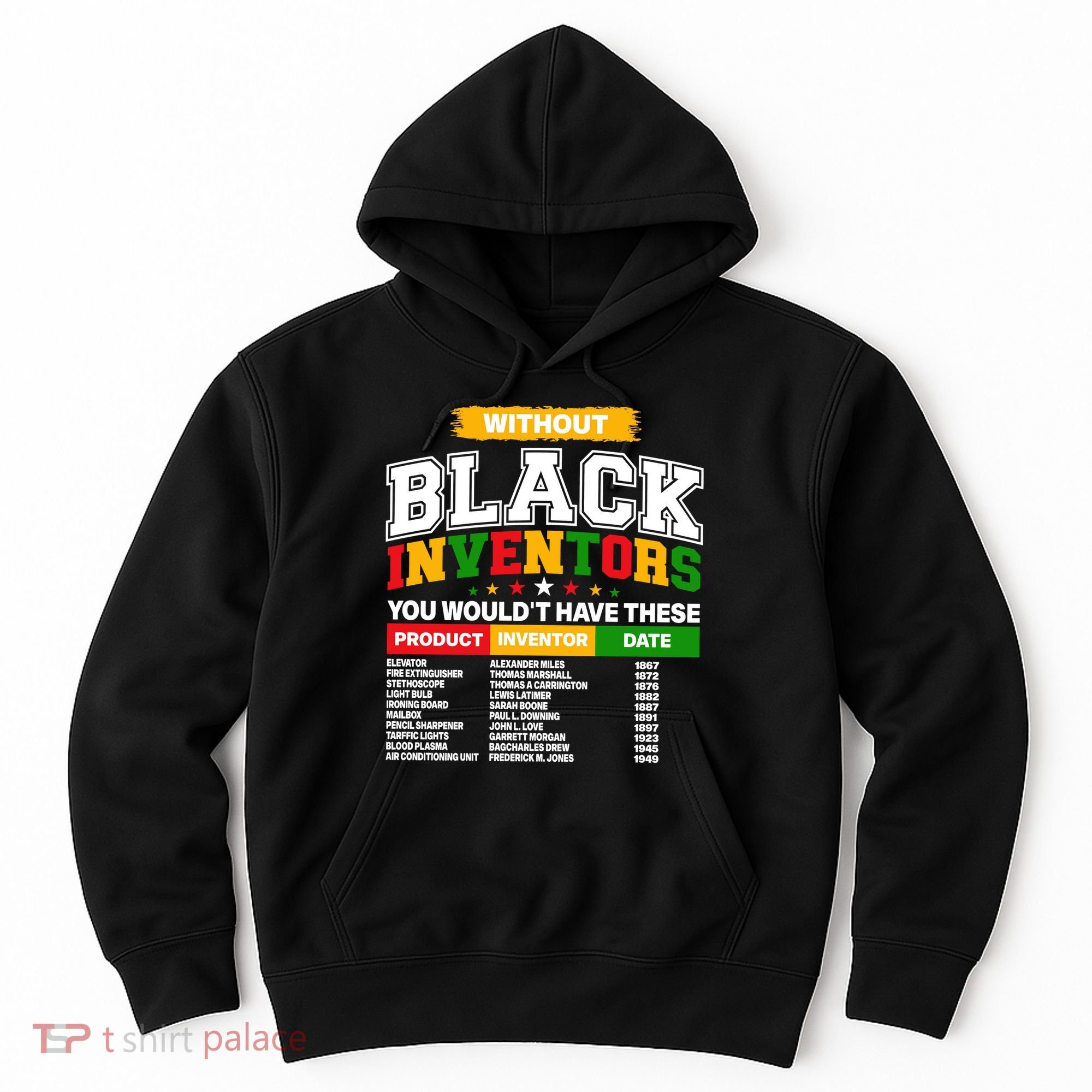 History Of Forgotten Black Inventors Hoodie