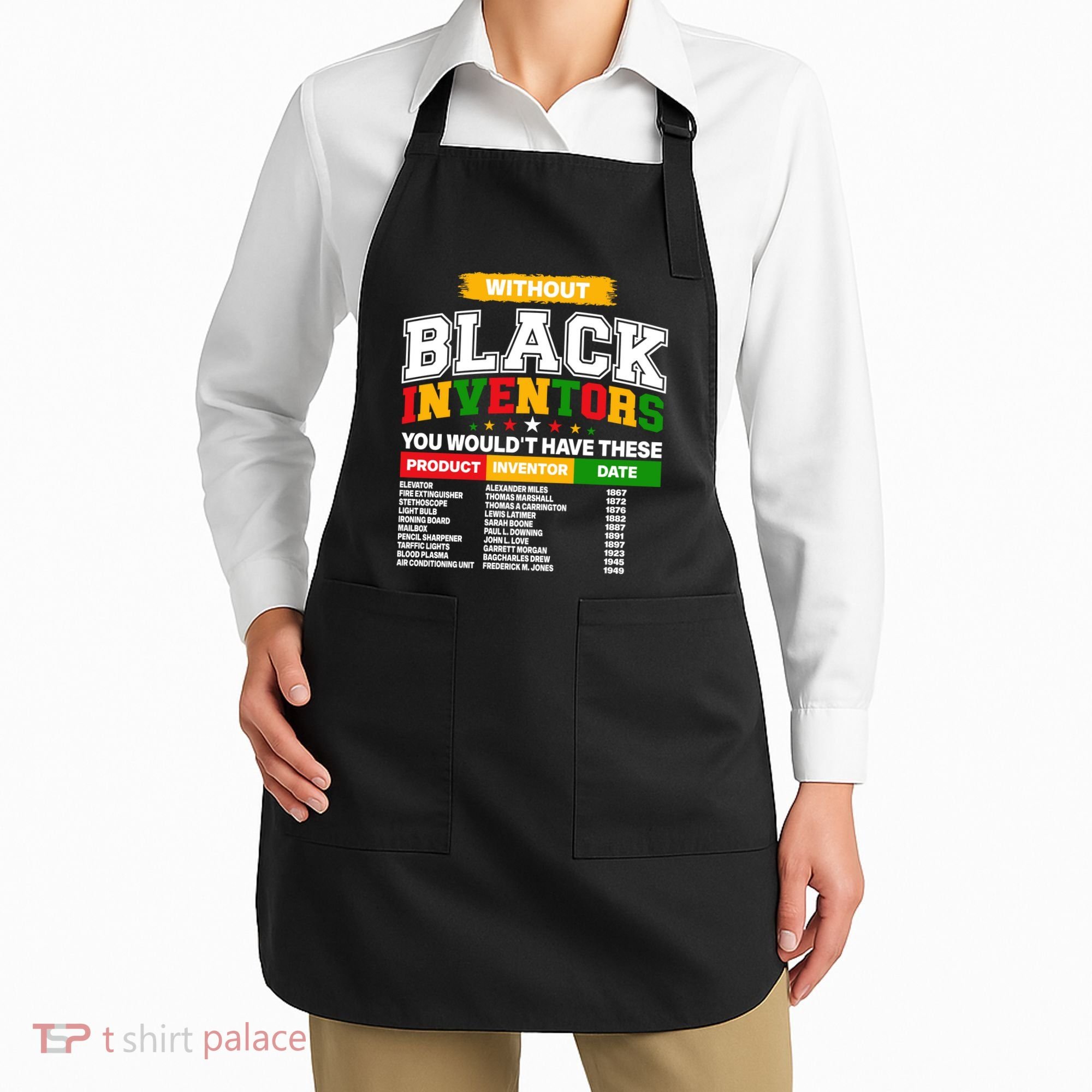 History Of Forgotten Black Inventors Apron