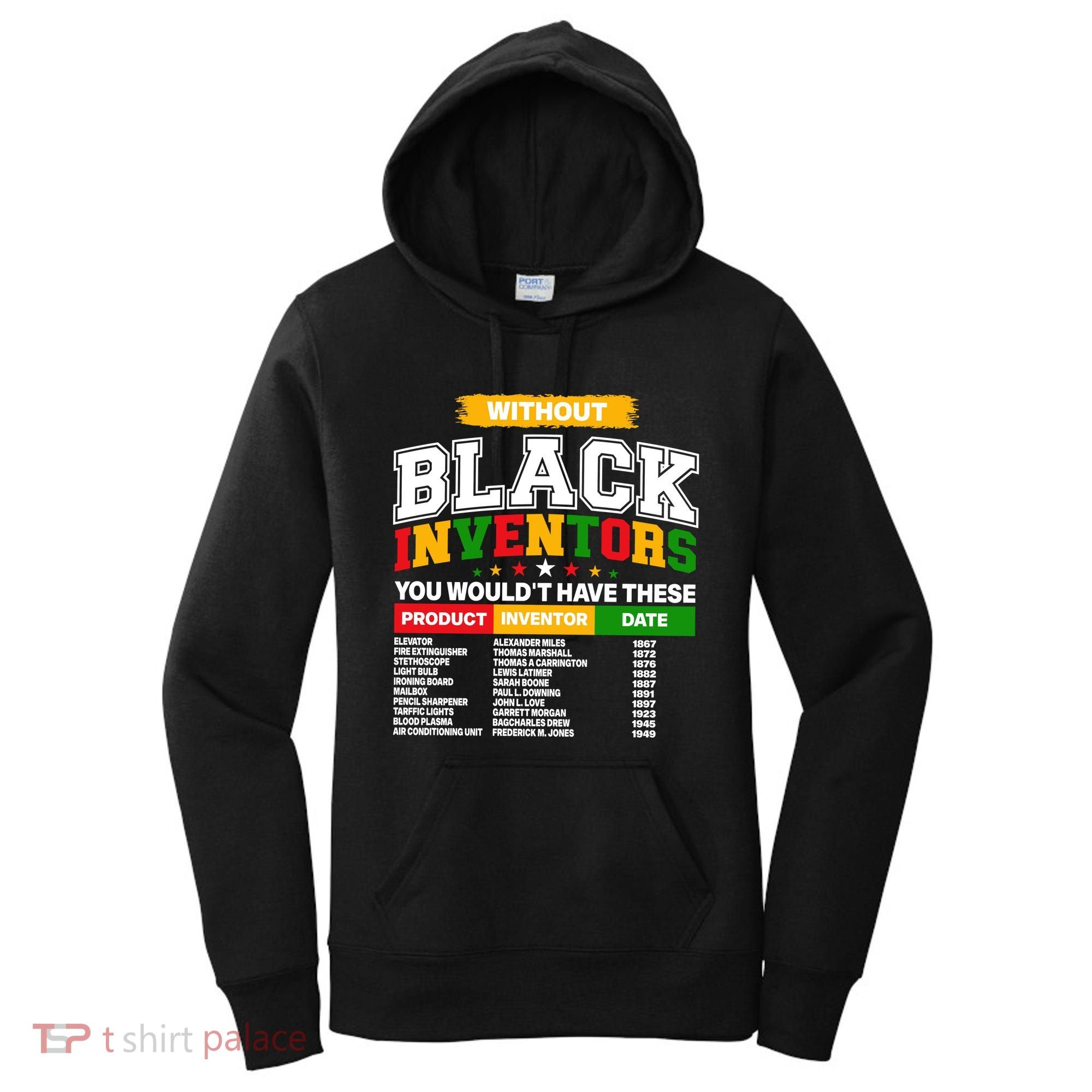 History Of Forgotten Black Inventors Women's Hoodie