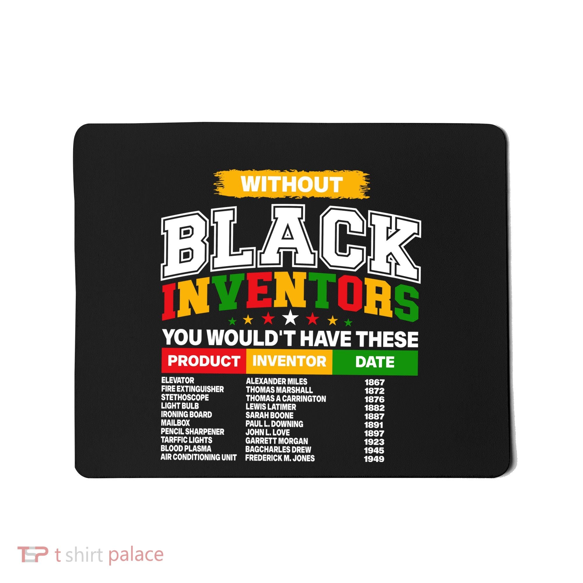 History Of Forgotten Black Inventors Mousepad