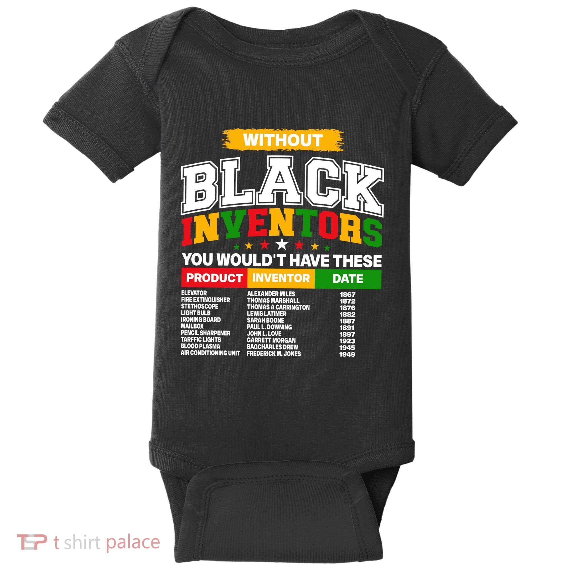 History Of Forgotten Black Inventors Baby Bodysuit