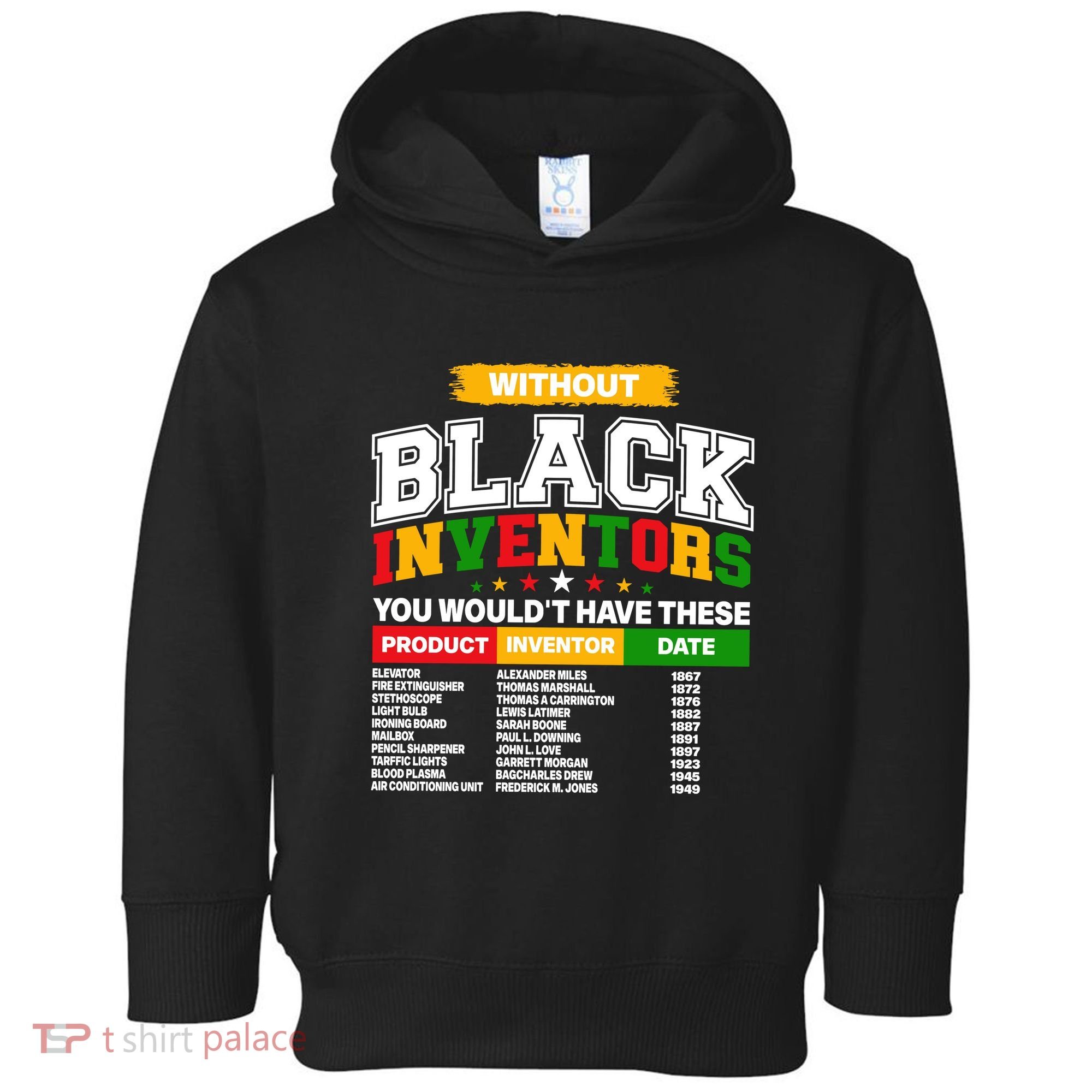 History Of Forgotten Black Inventors Toddler Hoodie