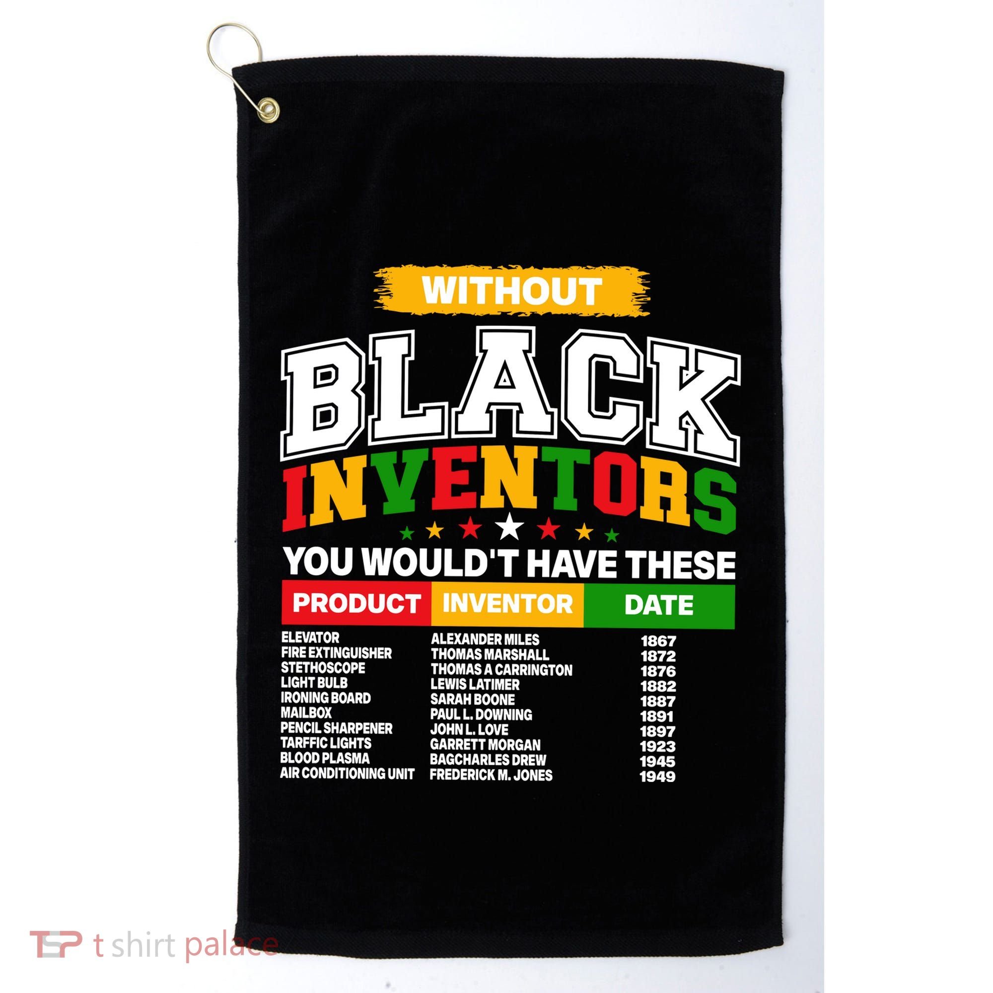 History Of Forgotten Black Inventors Golf Towel