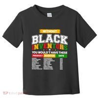 History Of Forgotten Black Inventors Toddler T-Shirt thumb 0