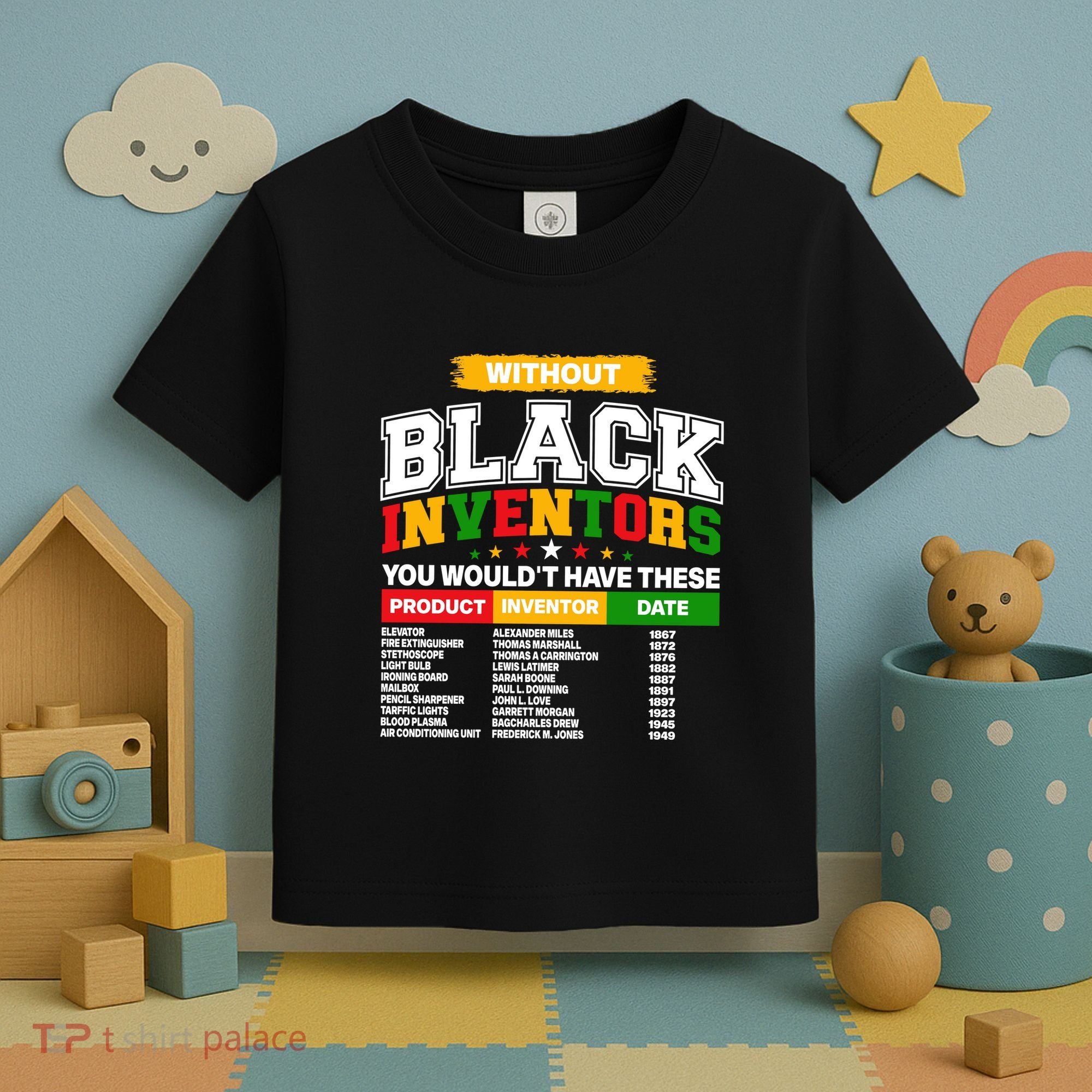History Of Forgotten Black Inventors Toddler T-Shirt