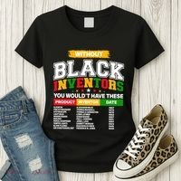 History Of Forgotten Black Inventors Women's T-Shirt thumb 3