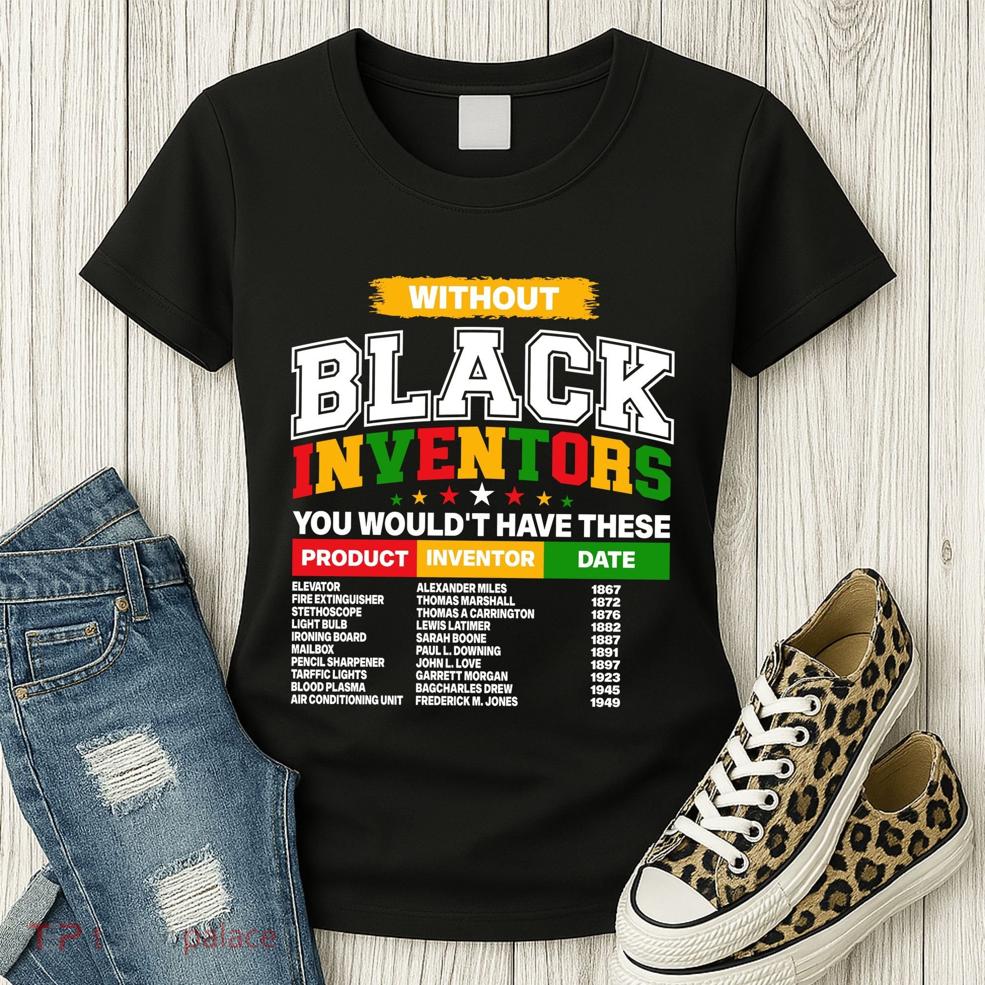 History Of Forgotten Black Inventors Women's T-Shirt